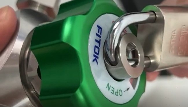 Fitok loto valve locked